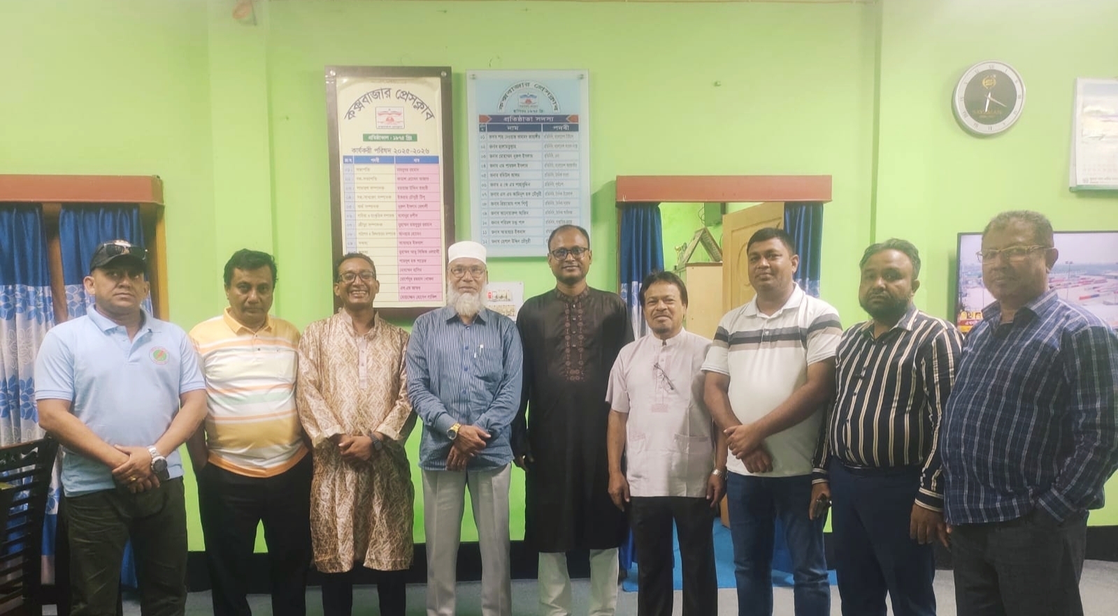 কক্সবাজারে সাংবাদিক নেতাদের সঙ্গে বিটিএসএফ ও বিপিজেএফ নেতৃবৃন্দের সৌজন্য সাক্ষাৎ