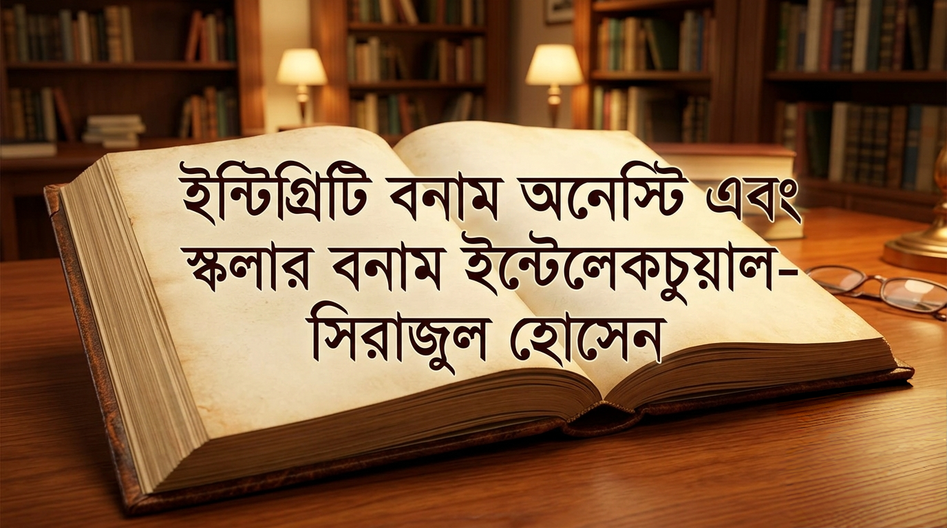 ইন্টিগ্রিটি বনাম অনেস্টি এবং স্কলার বনাম ইন্টেলেকচুয়াল
