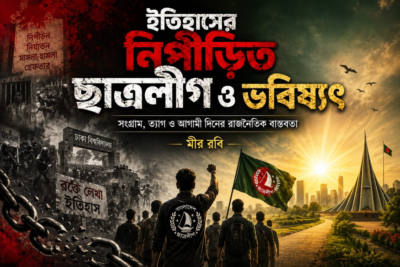 ইতিহাসের নিপীড়িত ছাত্রলীগ ও ভবিষ্যৎ