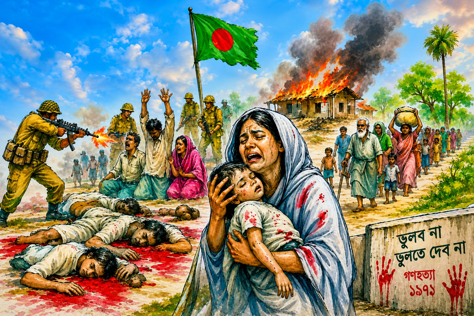 পূর্ব পাকিস্তানের জমিন থেকে স্বাধীন বাংলাদেশ: রক্ত, সংগ্রাম ও গণতন্ত্রের পথচলা